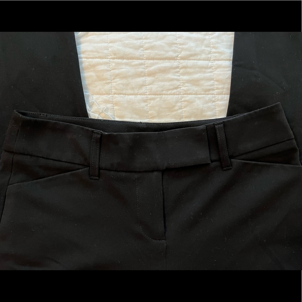 WHBM black Flare leg pant